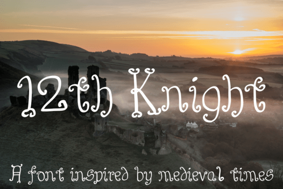12th Knight: A Bold Display Font for Striking Web Design