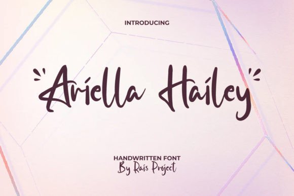 Ariella Hailey: A Modern Script Font for Elegant Brand Identities