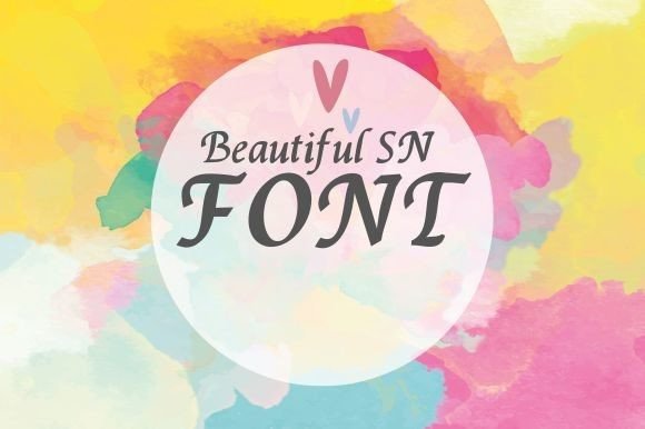 Beautiful Sn: A Handwritten Font for Modern Campaign Design