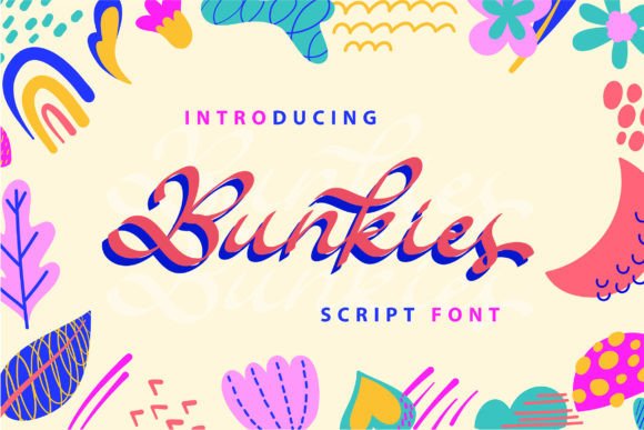 Bunkies Font: A Playful Script for Digital Designers