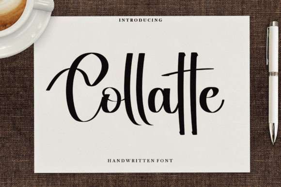 Collatte: A Stylish Handwritten Font for Elegant Web Design