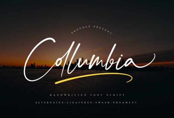 Collumbia Font: Elevating Web Design with Elegant Script Typography