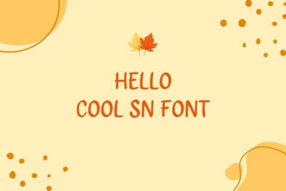 Cool Sn: A Fresh Handwritten Font for Crafters and Makers