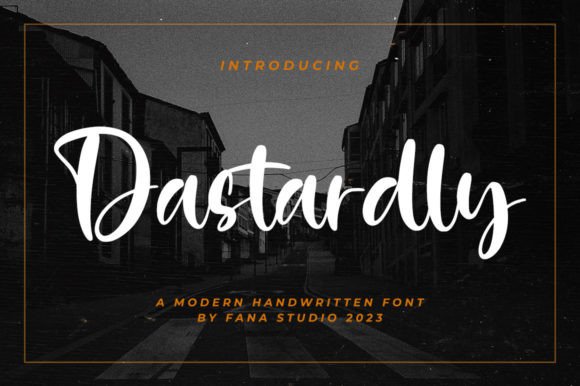 Dastardly: A Stylish Script Font for Elegant Editorial Design