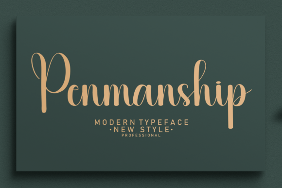 Elegant Handwritten Font for Crafters: Penmanship