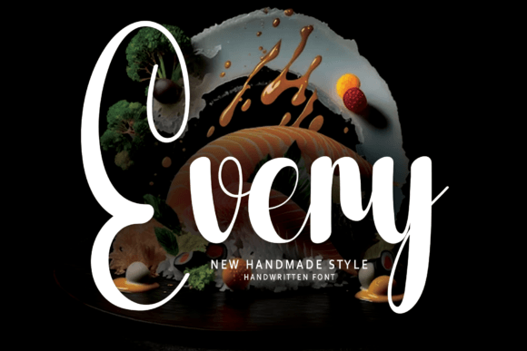 Every: A Fresh Handwritten Font for Warm Editorial Touches