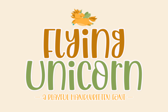 Flying Unicorn: A Whimsical Handwritten Font for Modern Web Design