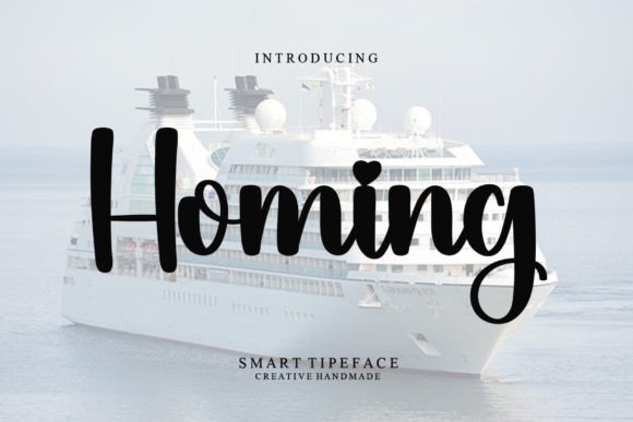 Homing: A Stylish Handwritten Font for Modern Campaign Design
