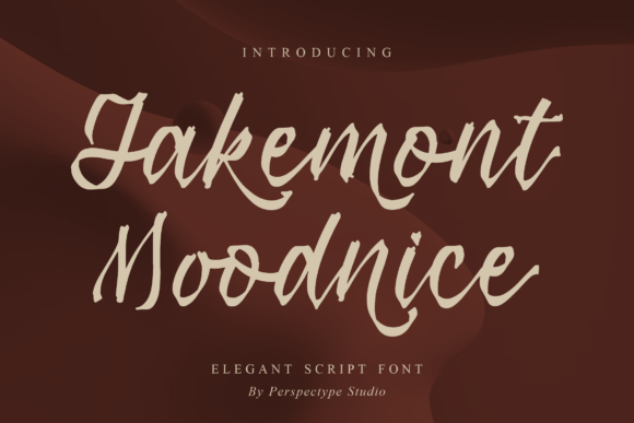 Jakemont Moodnice: A Handwritten Font for Crafters and Product Designers
