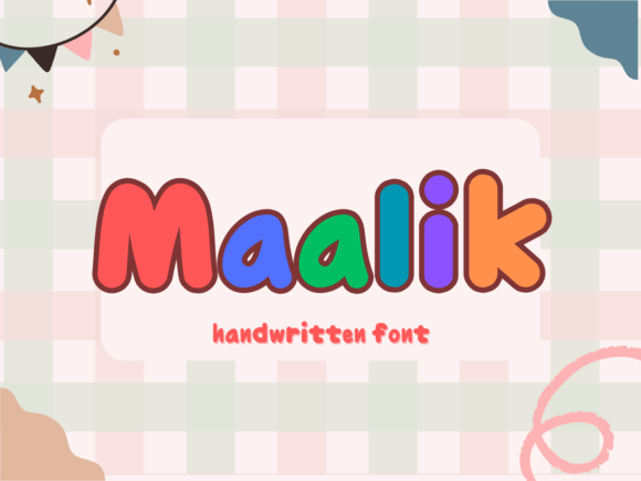 Maalika: A Bold Handwritten Font for Creative Web Design