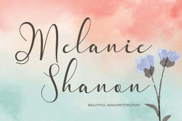 Melanie Shanon: A Graceful Modern Calligraphic Font for Classy Branding