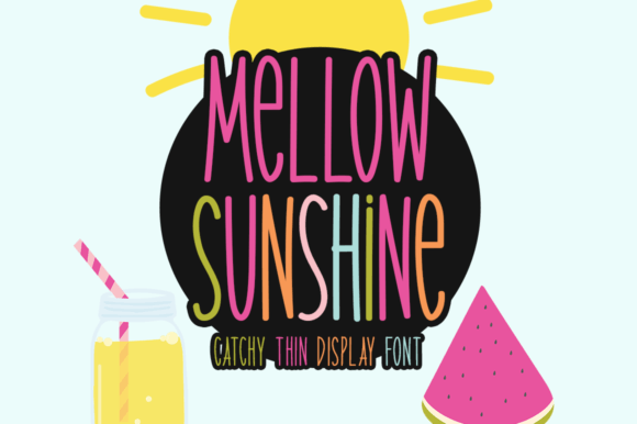 Mellow Sunshine: A Quirky Handwritten Font for Crafters and Sellers