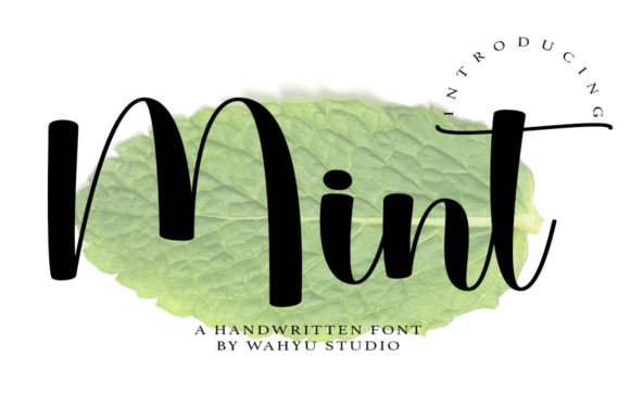 Mint: A Fresh Script Font for Playful Branding Projects