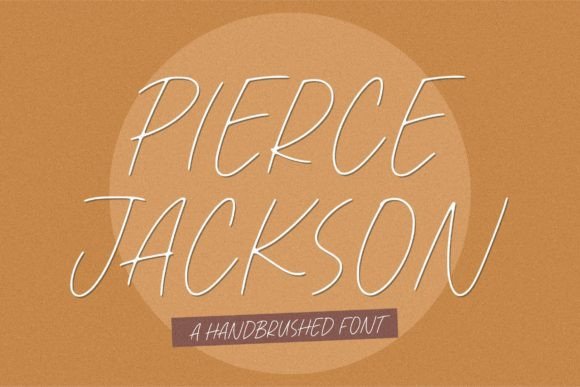 Pierce Jackson: A Handwritten Font That Elevates Small Business Branding