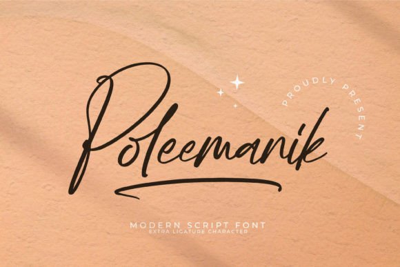 Poleemanik: A Modern Script Font for Web Design and Digital Branding