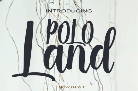 Polo Land: A Soft & Sweet Script Typeface for Elegant Branding