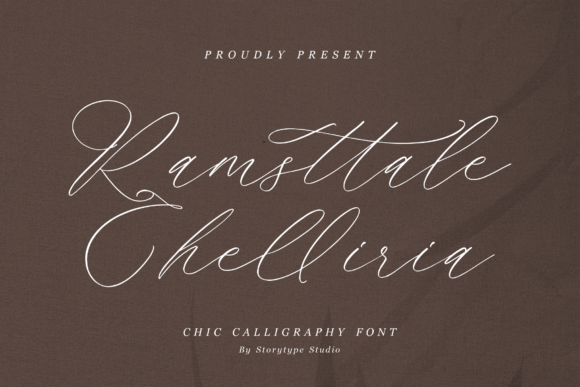 Ramsttale Chelliria: A Modern Handwritten Font for Elegant Brand Campaigns