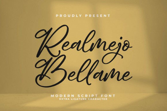 Realmejo Bellame: A Modern Handwritten Font for Branding and Beyond