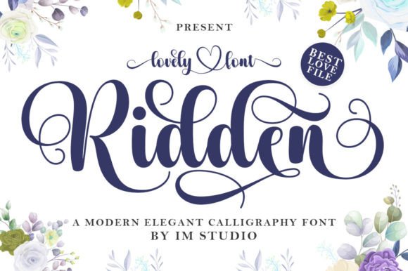 Ridden: A Handwritten Font That Elevates Your Handmade Brand