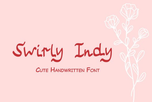 Swirly Indy: A Playful Script Font for Editorial Design and Digital Publishing