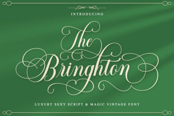 The Bringhton: A Dazzling Script Font for Web Designers and Digital Makers