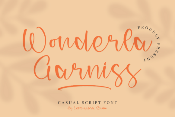 Wonderla Garniss: A Luxurious Handwritten Font for Modern Branding